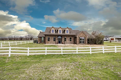 Texas farm and ranch property photography with aerial views