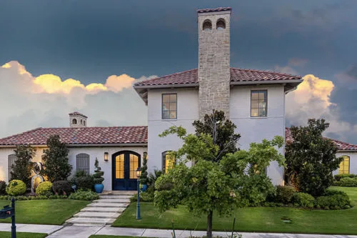 Stunning twilight real estate photography showcasing professional studio lighting